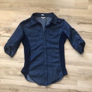 Ci Sono Denim Blue Shirt